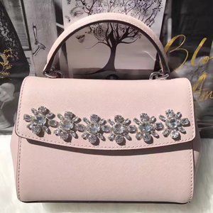 NEW Michael Kors AVA Jwl XS Crossbody Bag (ballet)